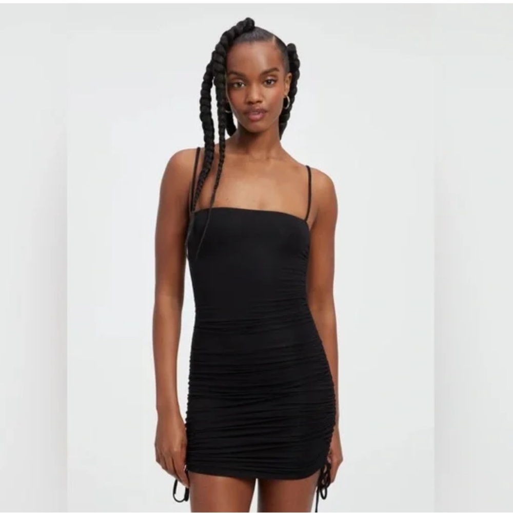 GOOD AMERICAN SLINKY JERSEY MINI DRESS